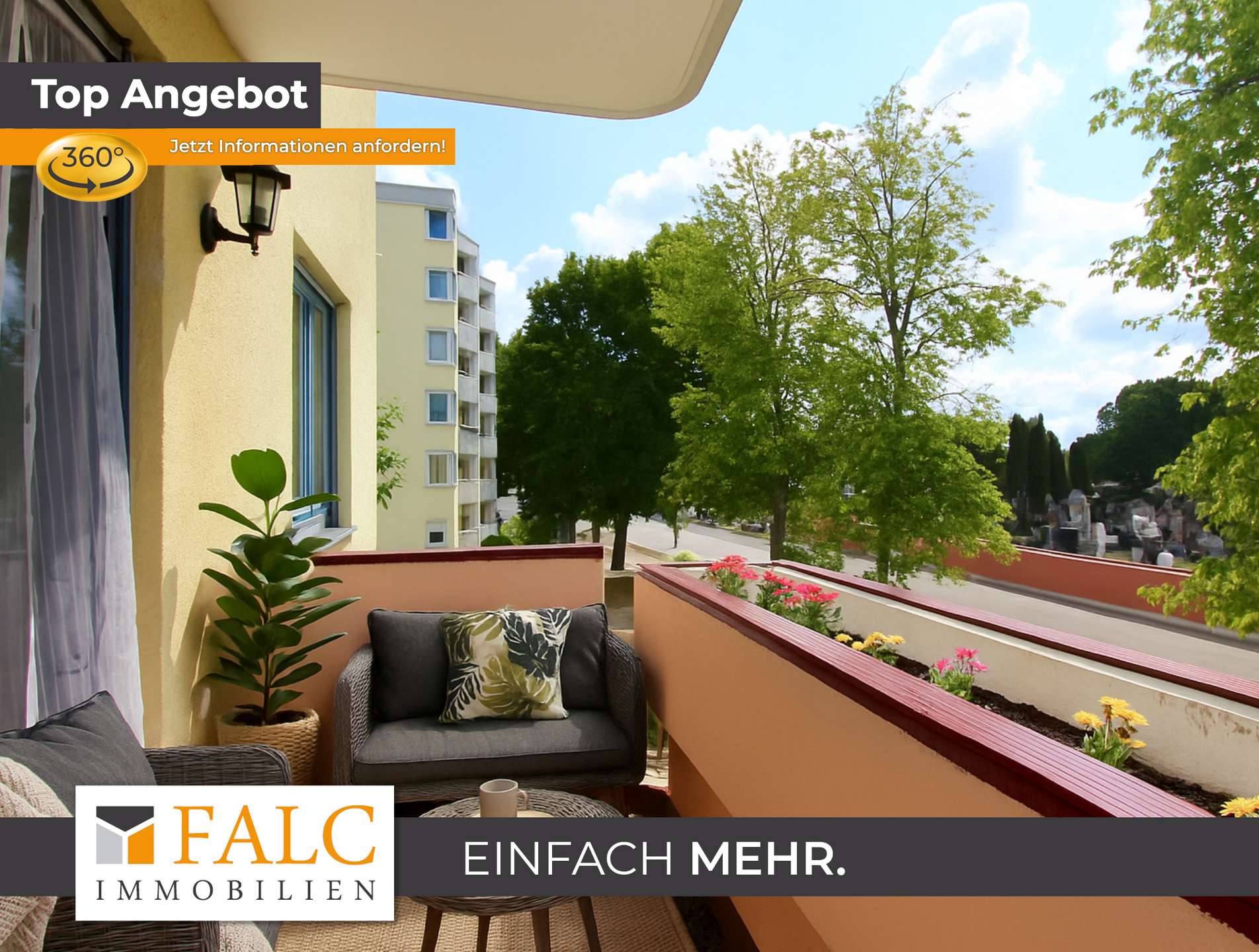 Einrichtungsbeispiel Balkon
